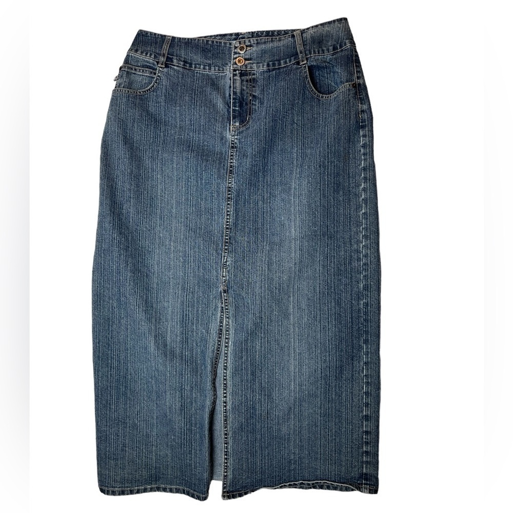 Duck Head Vintage Stretch Denim Maxi Skirt Women’s Size 12​​​​